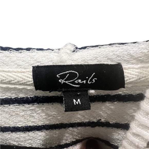 Rails Murray Mara Stripe Hoodie Size M - Picture 3 of 6